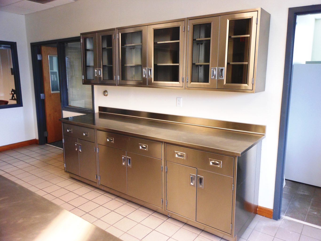 Stainless Steel Wall Base Lab Cabinets Loc Scientific